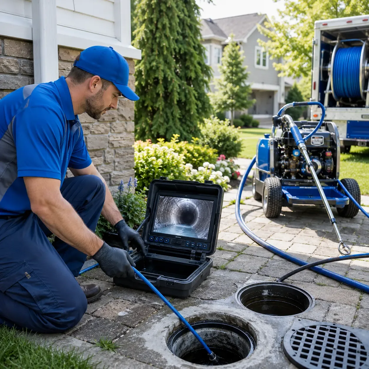 Outdoor drain cleaning professionals serving Wentworth, NH